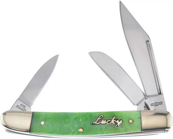 Frost Cutlery Wrangler Green knives FULSW112G
