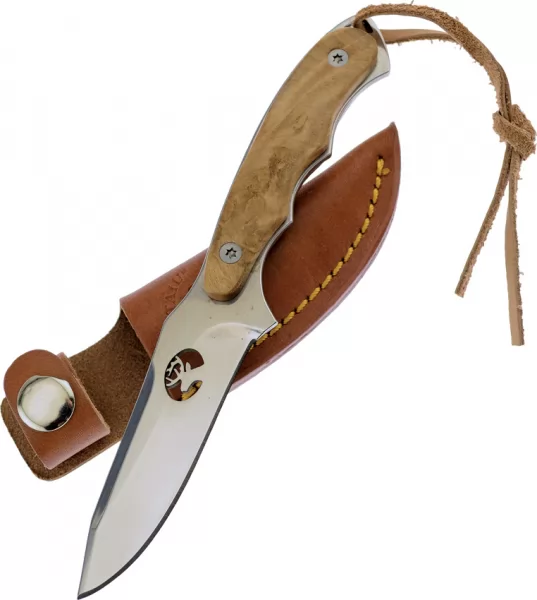Frost Cutlery Whitetail Skinner Raiz Wood knives FWT444RW