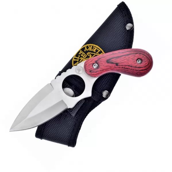 Frost Cutlery Skinner Red Pakkawood knives FWT780RPW