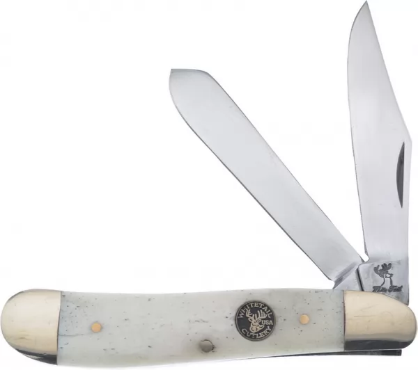 Frost Cutlery Dog Leg Trapper White knives FWT951WSB