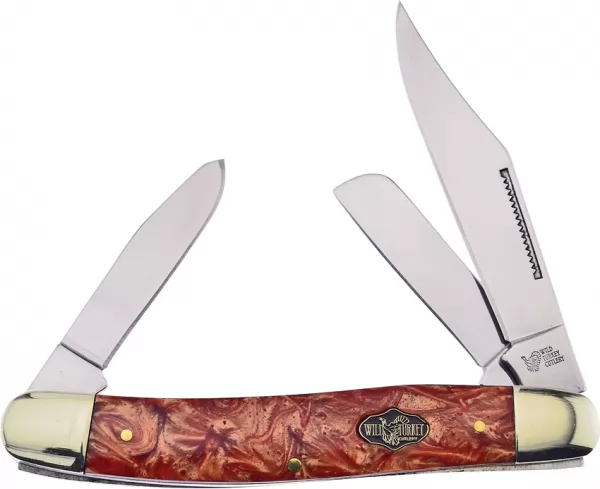 Frost Cutlery Stockman Whiskey Resin knives FWTC066WR