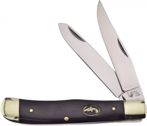 Frost Cutlery Trapper Buffalo Horn knives FWTC108CBH