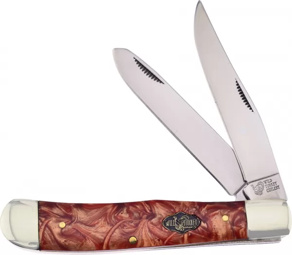 Frost Cutlery Trapper Whiskey Resin knives FWTC108WR