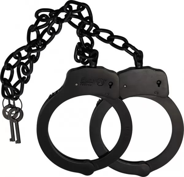 Fury Leg Irons Handcuffs Black self defense FY15905