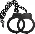 Fury Leg Irons Handcuffs Black - FY15905