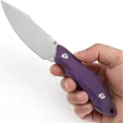 Tenable Knives Luccio Fixed Blade Purple G007A5