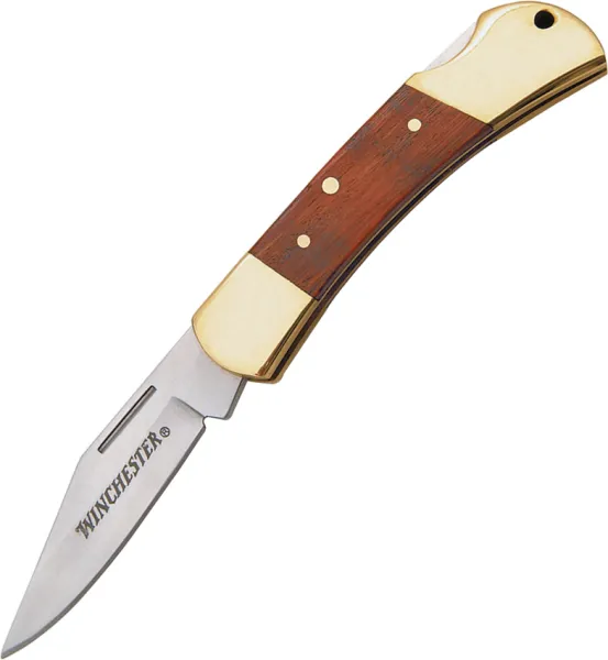 Winchester 22-41324 Folding Knife with Brass Bolsters