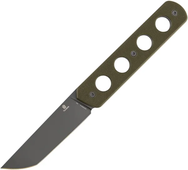 Tenable Knives Foosa Fixed Blade Olive G10 G2020A4