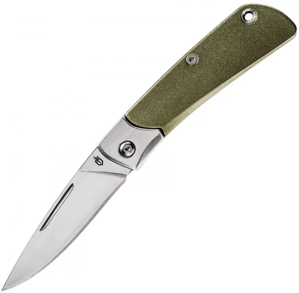 Gerber Wing Tip Slip Joint Green knives - multitools G3720
