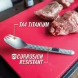 Gerber Devour TI MultiFork Nat-Ti knives - multitools G3992