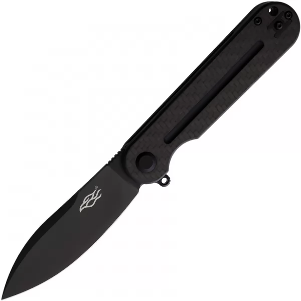 Ganzo Knives Firebird Linerlock Black-CF GAFH922PTCF