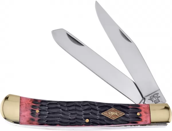 German Bull Trapper Red Pick Bone knives GB010RPB