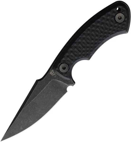Gahagan Customs Alviss Fixed Blade Black GCKALVSHBK