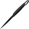 Gahagan Customs Guardian Fixed Blade Black GCKGRDBK