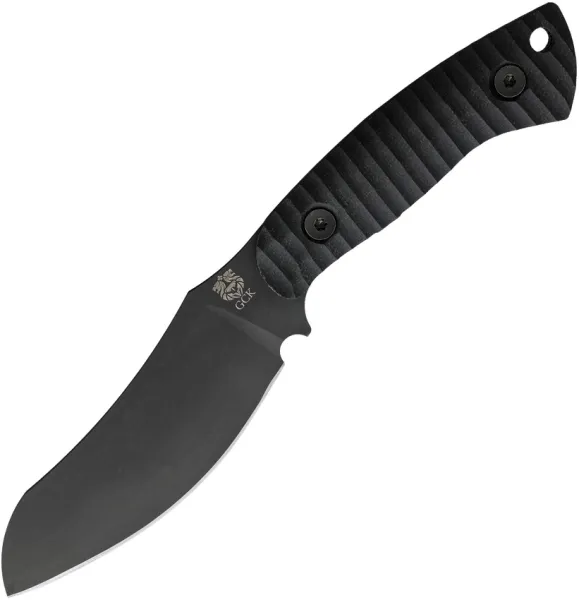 Gahagan Customs Wolfhound Fixed Blade Black GCKWFHBK