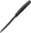 Gahagan Customs Wolfhound Fixed Blade Black GCKWFHBK