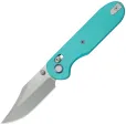 GEO Knife Ethereal Cutter Axis Lock Teal - GEO2401G