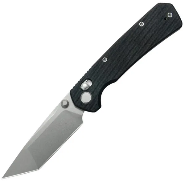 GEO Knife Blaze Crossbar Lock Black GEO2503D