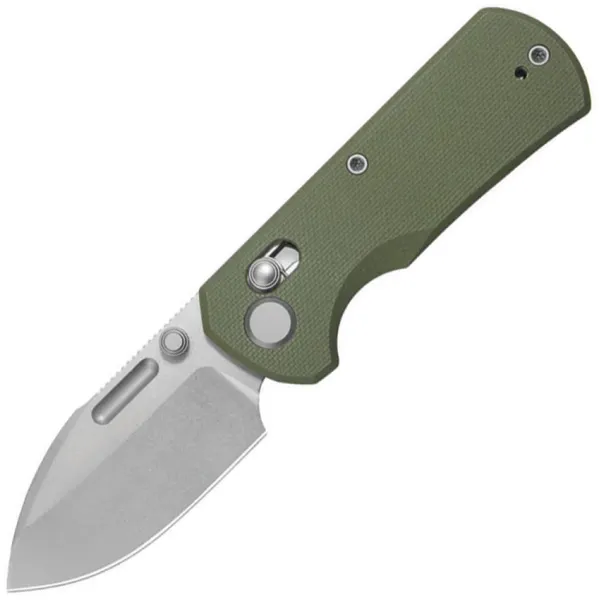 GEO Knife Belluf Crossbar Lock Green GEO2508E