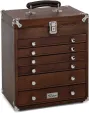 Gerstner International 6-Drawer Collectors Chest Oak GERT16D