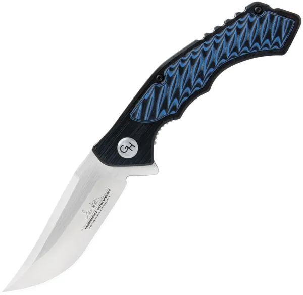 Hibben Whirlwind Linerlock Blue G10 knives GH5125