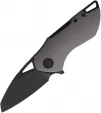 Grissom Knife & Tool Riverstone Framelock Blk/Gray - GKT001BLKG