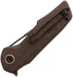 Grissom Knife and Tool Baby Zeus Linerlock Brown GKTBZNMDS