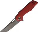 Grissom Knife and Tool Baby Zeus Linerlock Red - GKTBZRMDS