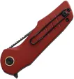Grissom Knife and Tool Baby Zeus Linerlock Red GKTBZRMDS