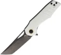 Grissom Knife and Tool Baby Zeus Linerlock White - GKTBZWGDS