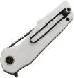 Grissom Knife and Tool Baby Zeus Linerlock White GKTBZWGDS