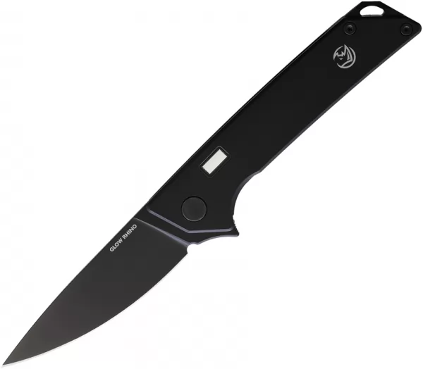 Glow Rhino Reactor Framelock Black GLR101PVD