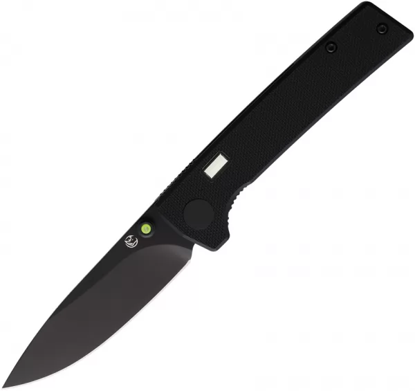Glow Rhino Fermi Linerlock Black- Green GLR103