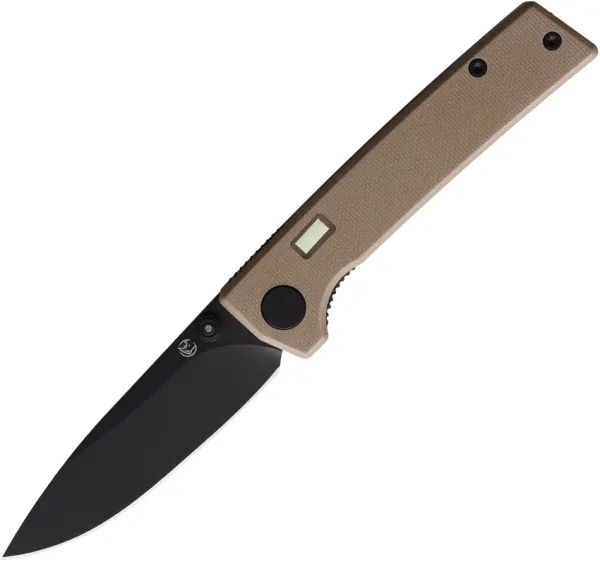 Glow Rhino Fermi Linerlock Black-Tan GLR110