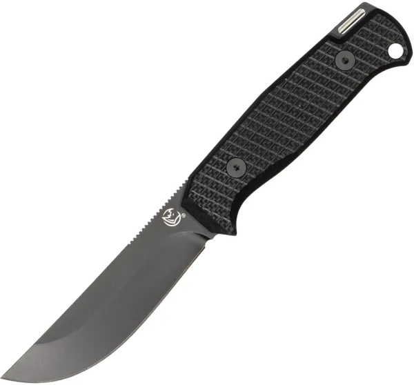 Glow Rhino Bohr Fixed Blade Black GLR111