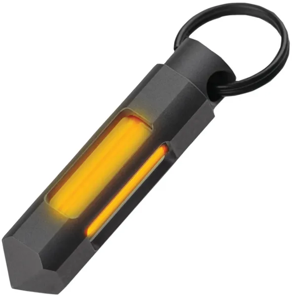 Glow Rhino Steel Glow Fob - Orange Tritiu GLRFB001MBXO