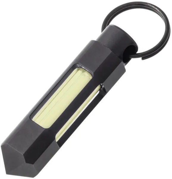 Glow Rhino Steel Glow Fob - Yellow Tritiu GLRFB001MBXY