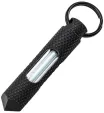 Glow Rhino Knurled Steel Glow Fob Blue - GLRFB002MBXB