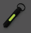 Glow Rhino Knurled Fob - Matte Black Stee GLRFB002MBXG