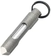 Glow Rhino Knurled Steel Glow Fob Blue - GLRFB002TIXB