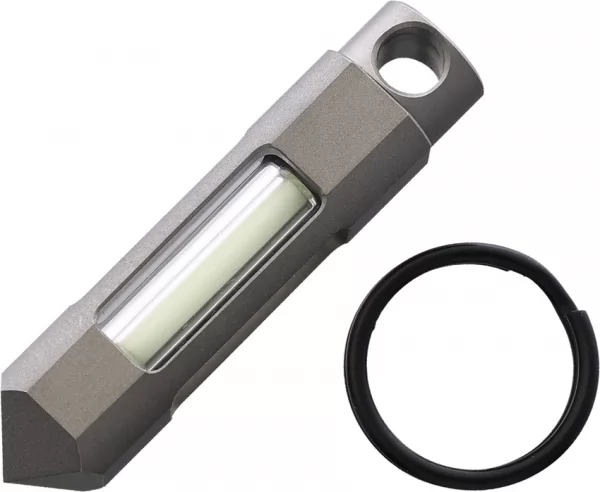 Glow Rhino Titanium Fob Green Tritium GLRTIFOB