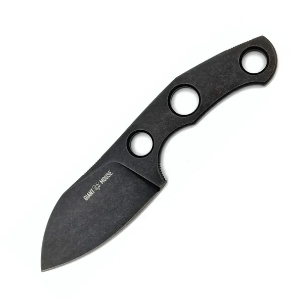 Giant Mouse GMF1-F Fixed Blade Black PVD GM10111