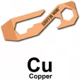 Griffin Pocket Tool GPT Mini Pocket Tool Copper GPTMCU