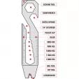 Griffin Pocket Tool GPT XL Titanium Metric GPTXLTIM