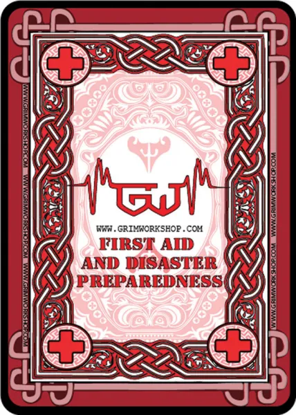 Grim Workshop Playing Cards First Aid GRIAIDDEC