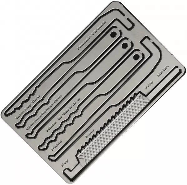 Grim Workshop Lock Picking and Escape Card GRICARD003