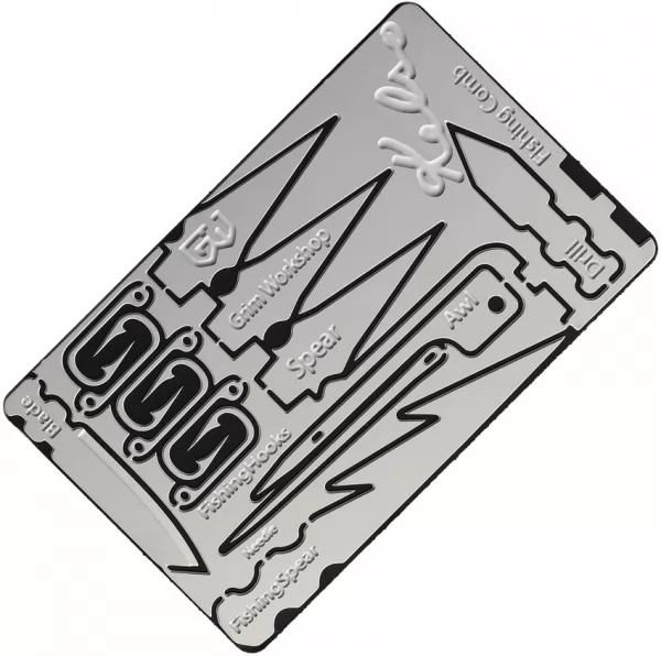Grim Workshop Bushcraft Kelso Survival Card GRICARD008