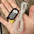 Grim Workshop Cordage Making Dog Tag Tool GRITAG001