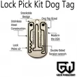 Grim Workshop Lock Pick Dog Tag Tool GRITAG004