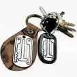 Grim Workshop Lock Pick Dog Tag Tool GRITAG004